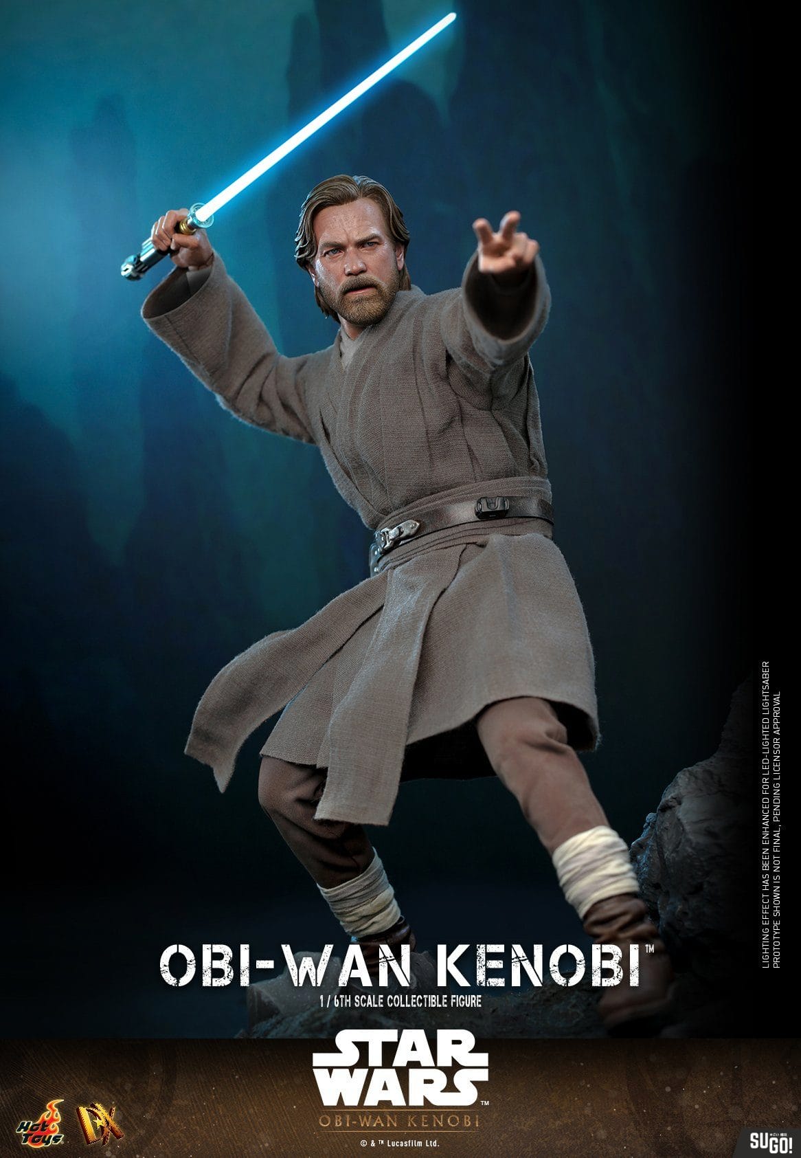 Hot Toys Star Wars: Obi-Wan Kenobi 1/6 Scale Action Figure DX26