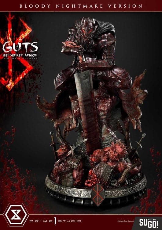 Prime 1 Studio Berserk Ultimate Premium Masterline Guts Berserker Armor (Bloody Nightmare Ver.) 1/4 Scale Limited Edition Statue UPMBR-04BN