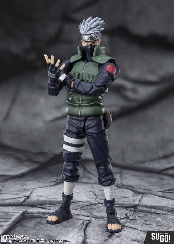 Bandai Spirits S.H.Figuarts Kakashi Hatake -Yuumei Todoroku Sharingan no Eiyuu- "NARUTO Shippuden" Figure