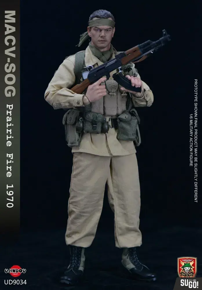 UJINDOU UD9034 Macv Sog Prairie Fire 1970 12' Male Model 1/6 Action Figure