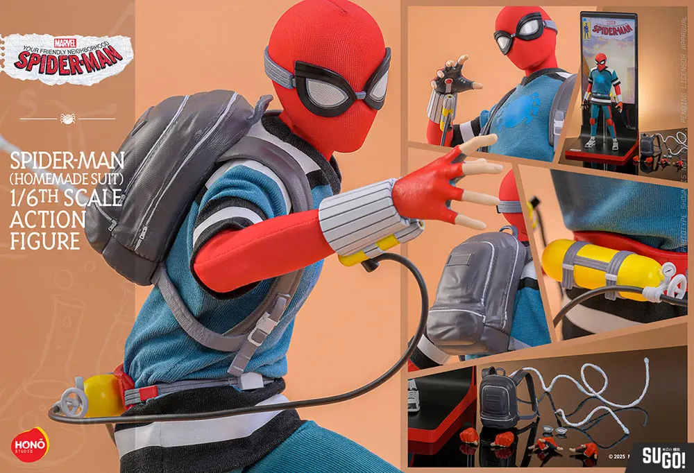 Hot Toys Hono Studio Your Friendly Neighborhood Spider-Man (Homemade Suit) HS07 1/6 Action Figure