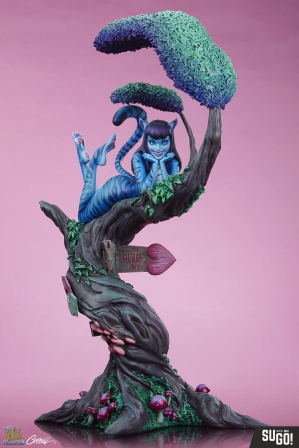 Sideshow Collectibles Fairytale Fantasies - Lady Cheshire Cat Deluxe Statue