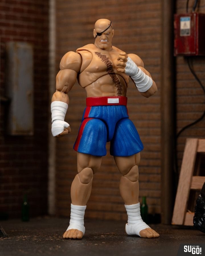 Jada Toys Street Fighter II - 6' Sagat Action Figure