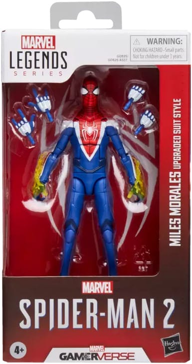 Hasbro Inc Marvel Legends Series Gamerverse Spider-Man 2 Miles Morales Upgraded Suit Action Figure