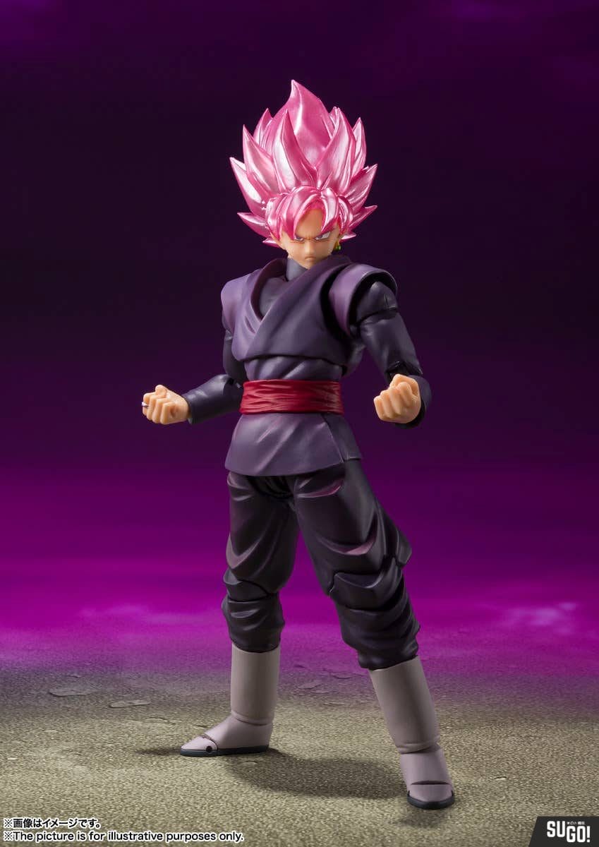Bandai S.H.Figuarts Gokou-Black -Super Saiyan Rose- (Reissue) Dragon Ball Action Figure