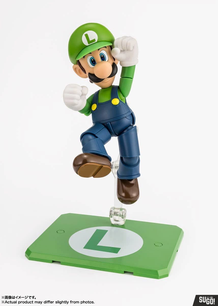Bandai S.H.Figuarts Luigi (SUPER MARIO) Action Figure