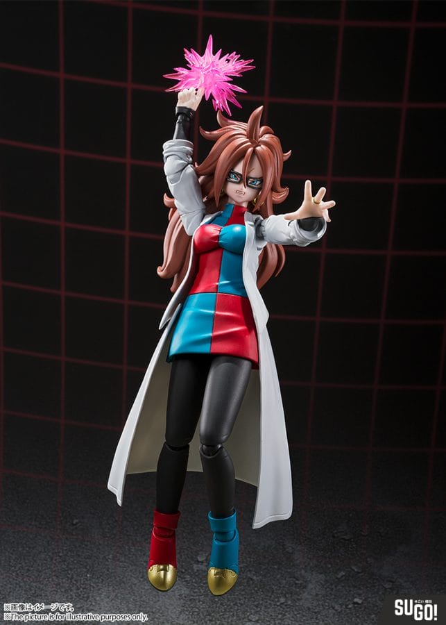 Bandai P-Bandai Dragon Ball Android 21 Human Form S.H. Figuarts SHF Action Figure