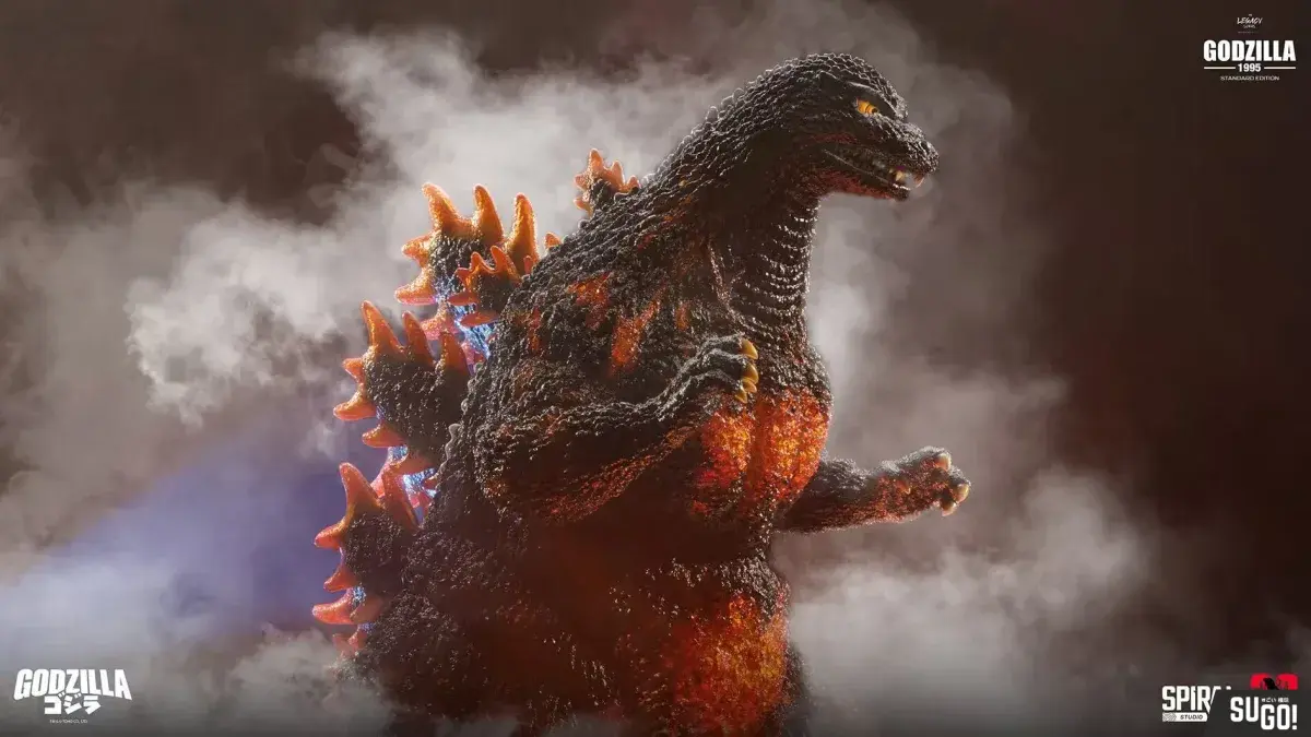 Spiral TLSTK-GZ009A Godzilla Godzilla (1995) Legacy Series 30th Anniversary Edition Closed Mouth Ver. 55cm(H) Licensed Statue