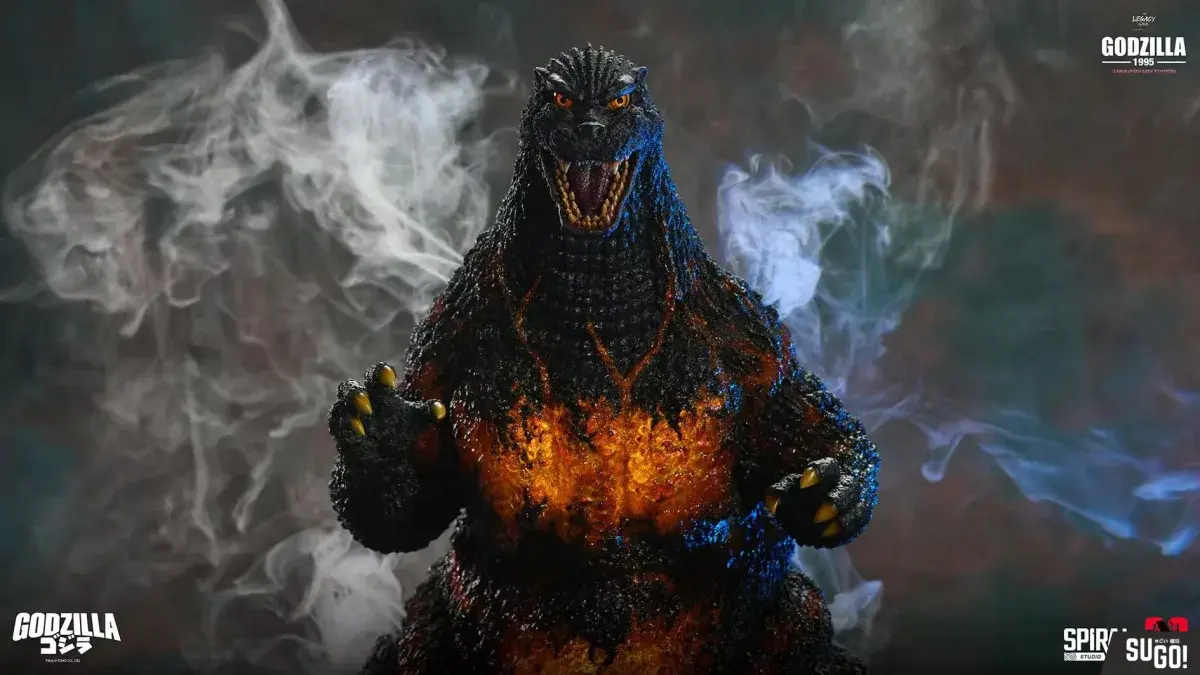 Spiral TLSTK-GZ009B Godzilla Godzilla (1995) Legacy Series 30th Anniversary Edition Roaing Ver. 55cm(H) Licensed Statue