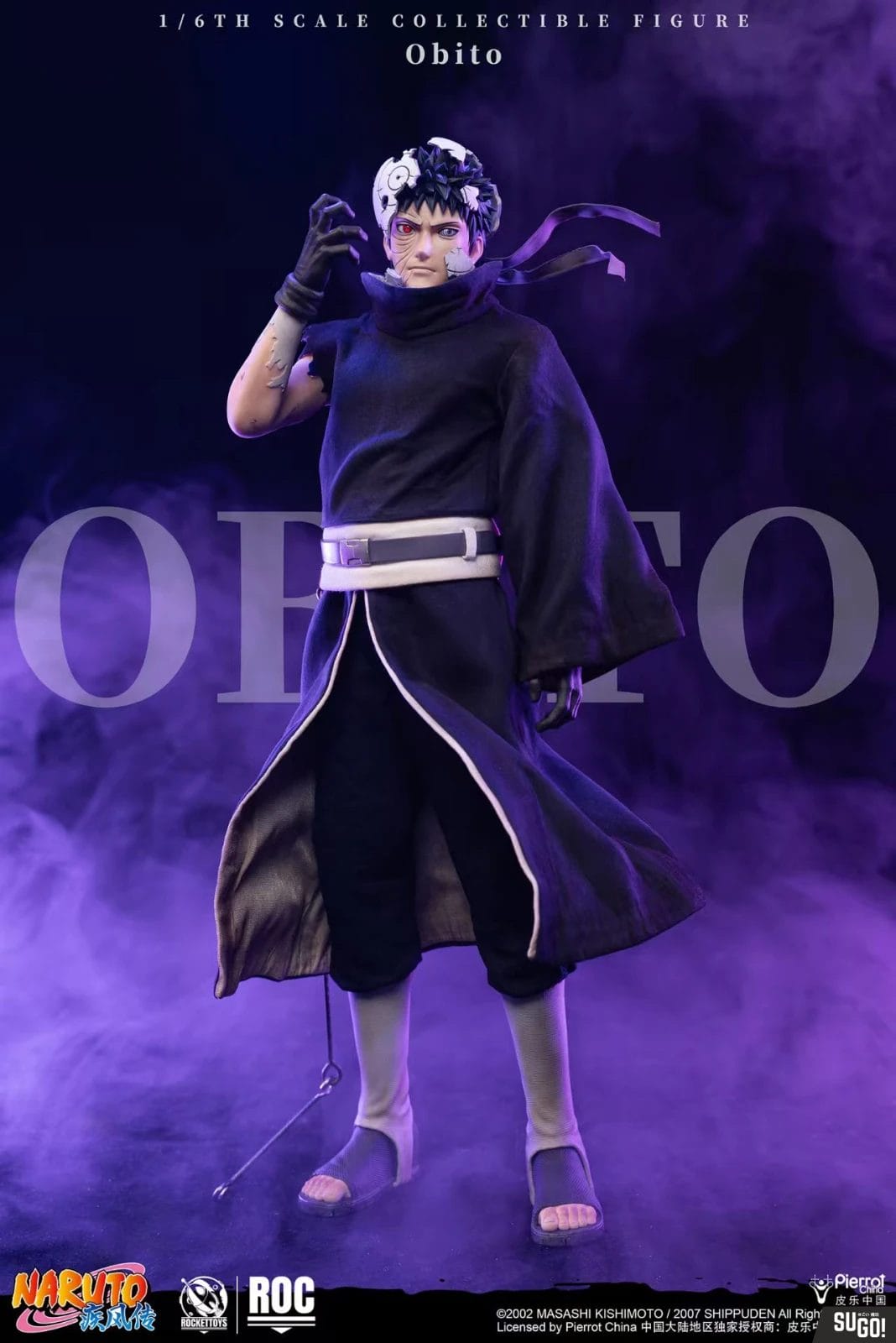 ROCKET Toys Naruto Shippuden Obito Uchiha 1/6 Scale Action Figure
