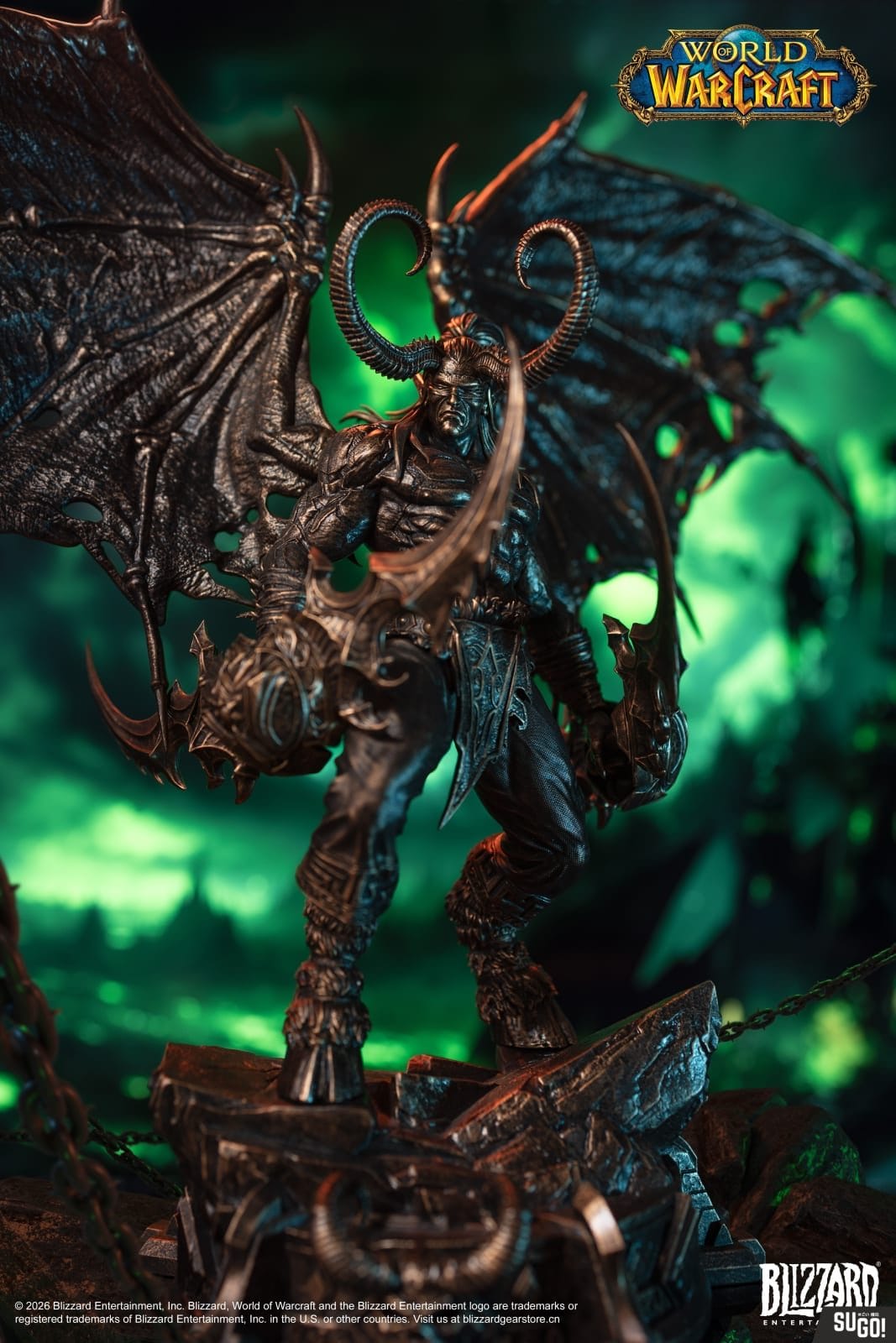 HEX Collectibles World of Warcraft Illidan Stormrage Bronze Edition 1/10 Scale Statue