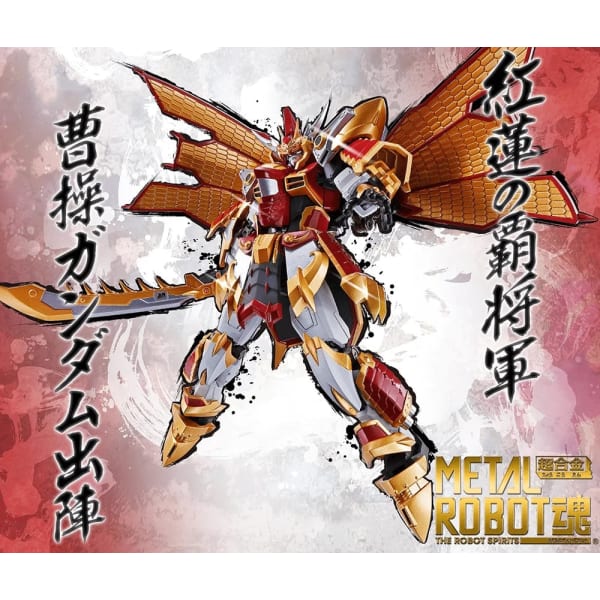 Bandai Metal Robot Spirits Sangokuden Cao Cao Gundam Real Type Ver. Action Figure