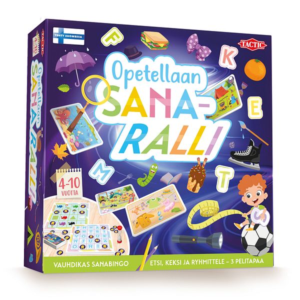 Sanaralli Opetellaan-peli