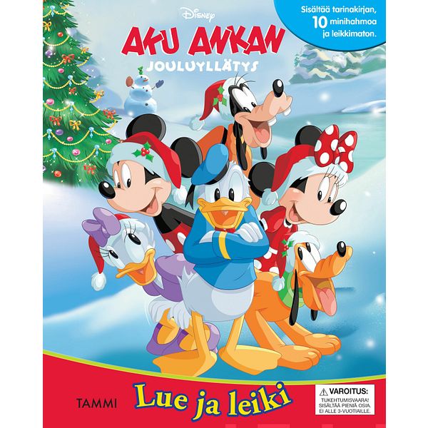 Disney. Aku Ankan jouluyllätys. Lue ja leiki