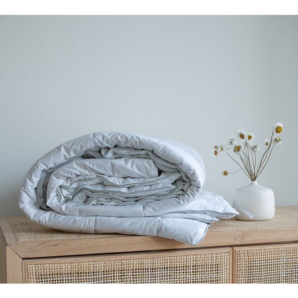 Silkkipeitto Piironki valkoinen 150 x 200 cm