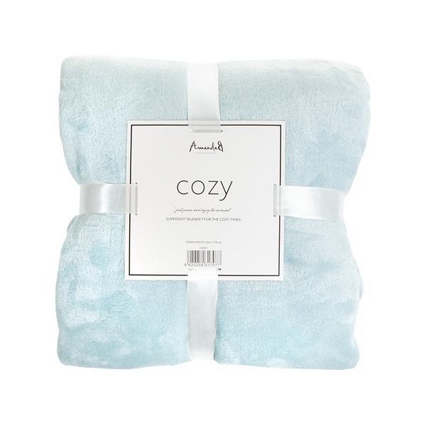 Torkkupeite Cozy sininen 130x170 cm