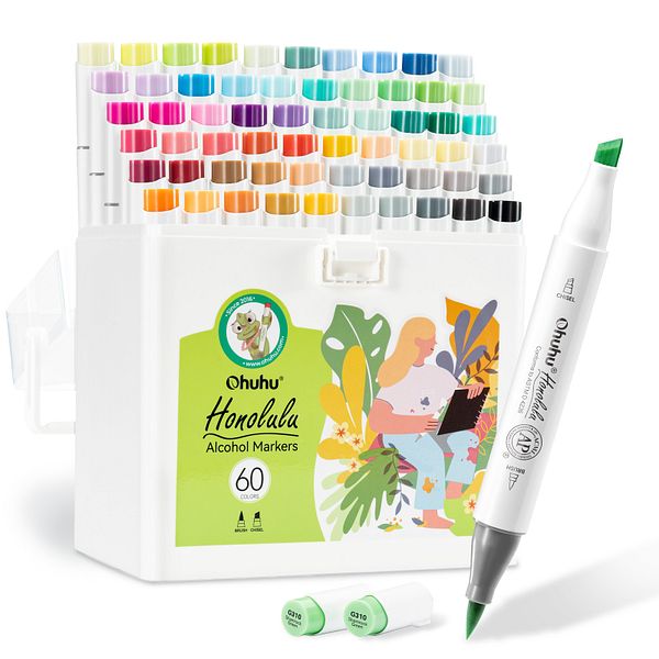 Huopakynä 60 kpl kaksikärkinen Ohuhu