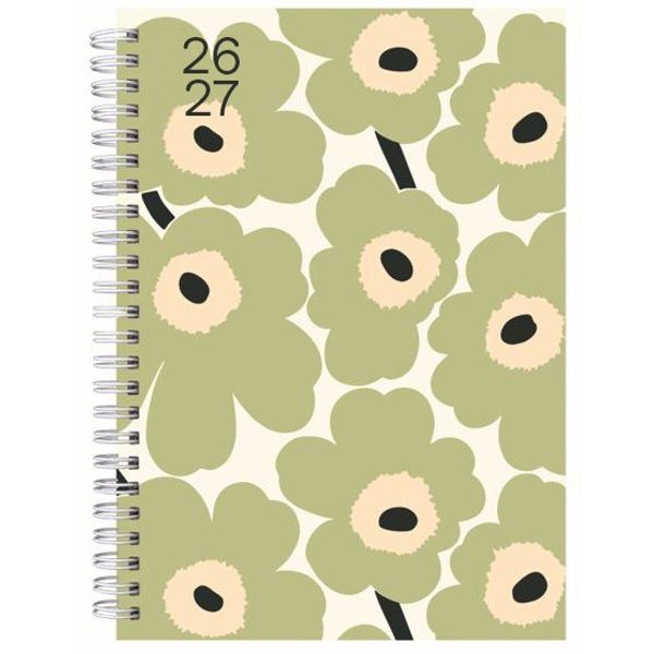 Lukuvuosikalenteri 2026-2027 Marimekko Unikko 12x17cm