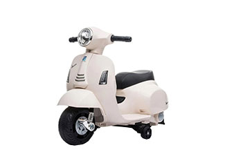 בימבה אופנוע ממונעת 6V וספה עם גלגלי עזר אורות ואפקטים קוליים בעברית