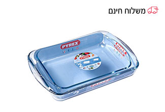 סט 2 תבניות מלבניות זכוכית