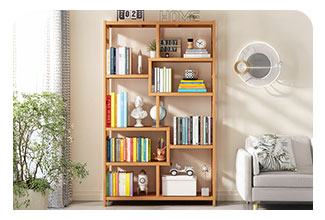 יחידת מדפים מבמבוק