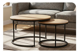 סט שולחנות סלון דגם פורטו