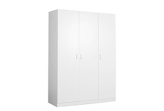 ארון בגדים 3 דלתות מדפים ותליה