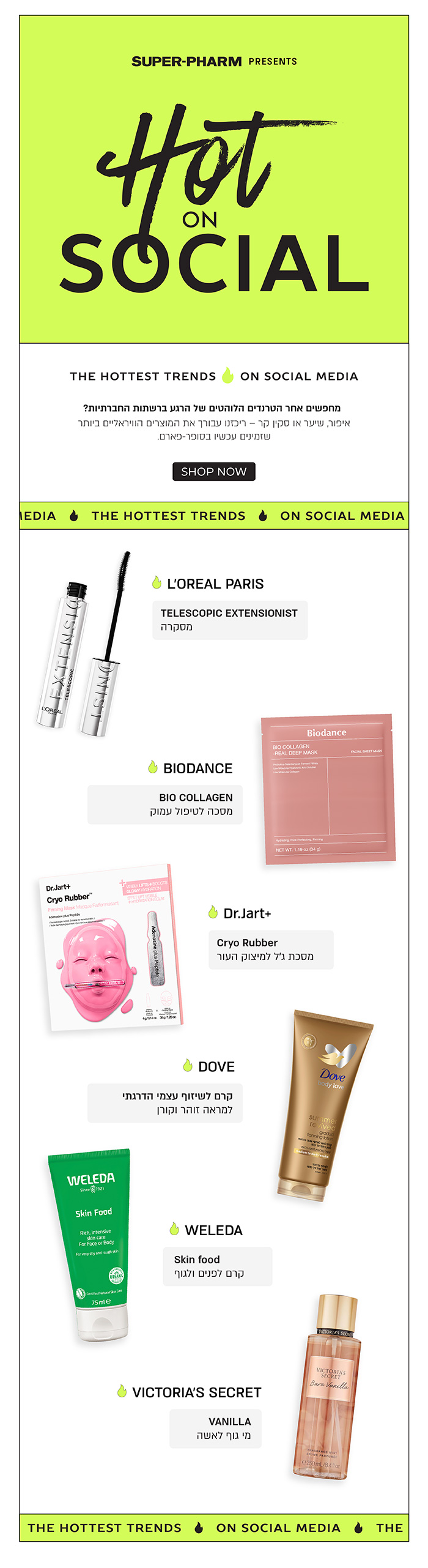 טרנדים ברשתות החברתיות