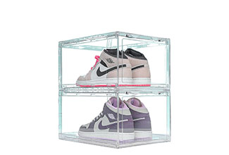 סט 8 קופסאות אקריל לאחסון נעליים