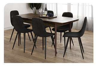 פינת אוכל מלבנית נפתחת