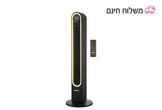 מאוורר מגדל עוצמתי מעוצב צג דיגיטלי + שלט