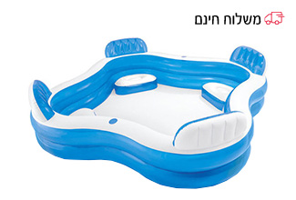 בריכה מתנפחת 4 מושבים