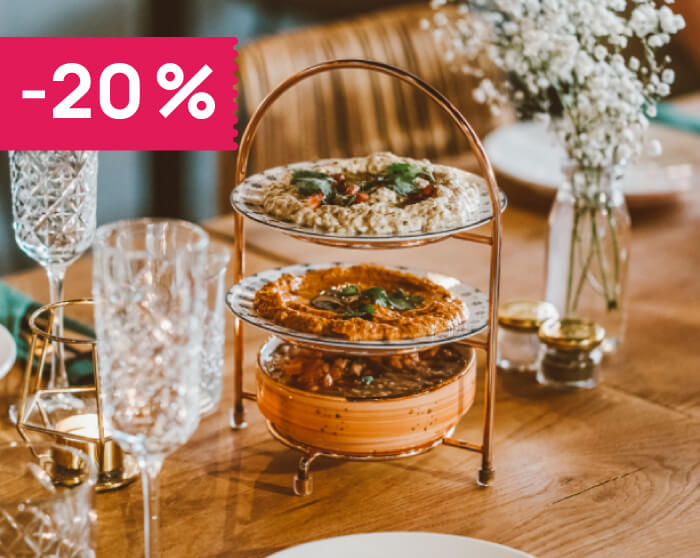 Orientalna kolacja dla dwojga – smak Bliskiego Wschodu w sercu Warszawy