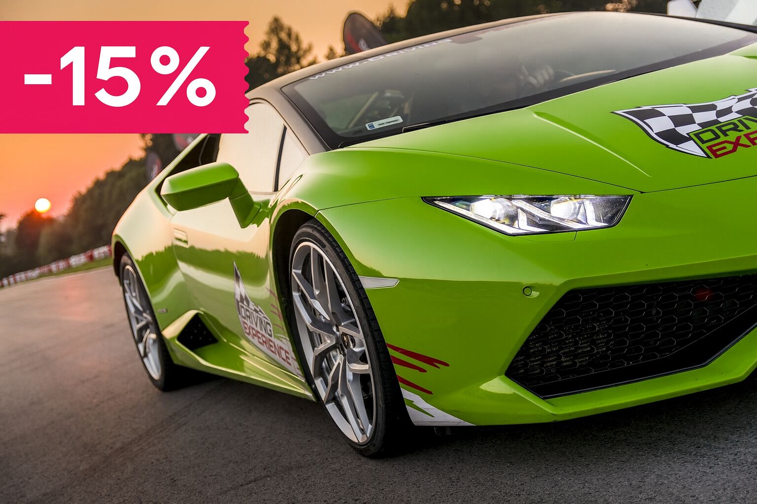 Jazda Lamborghini Huracan po torze