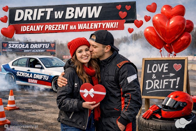Walentynkowa nauka driftu dla dwojga – Tor Autek koło Warszawy