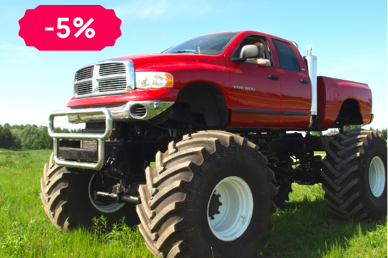 Jazda Mini Monster Truck dla dzieci 