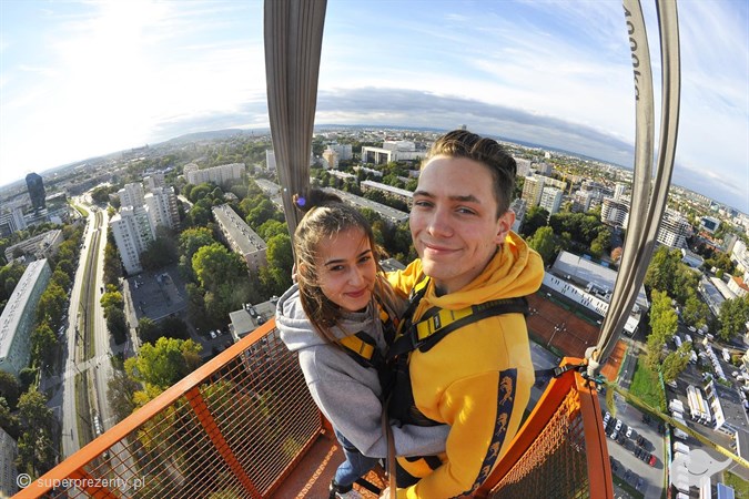 Skok na Bungee dla Dwojga +film+ zdjęcia w Krakowie