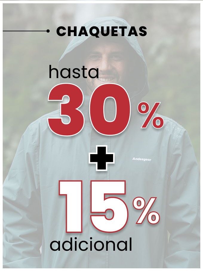 Oferta | Chaquetas hasta 30% dcto + 15% extra