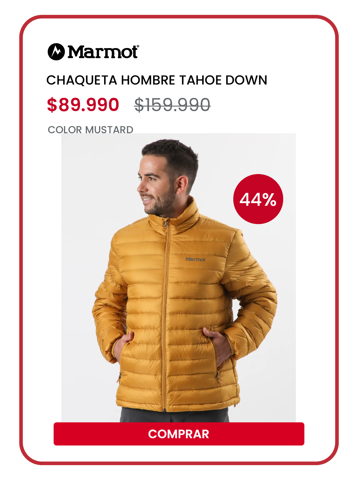 Relanzamiento | Chaqueta Tahoe Marmot $89.990