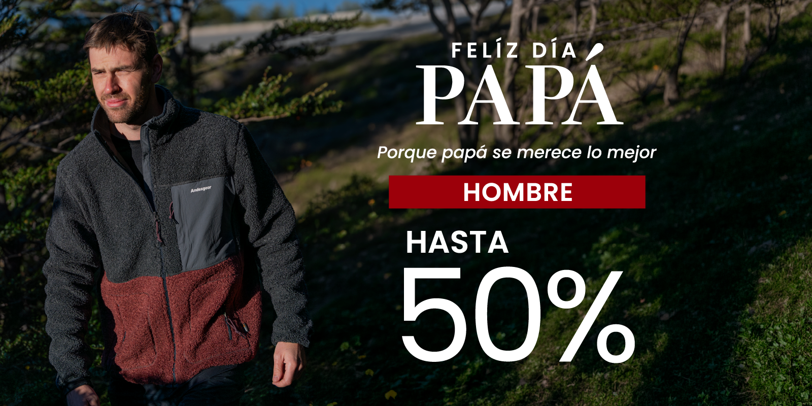 Día del Padre | Hombre hasta 50%