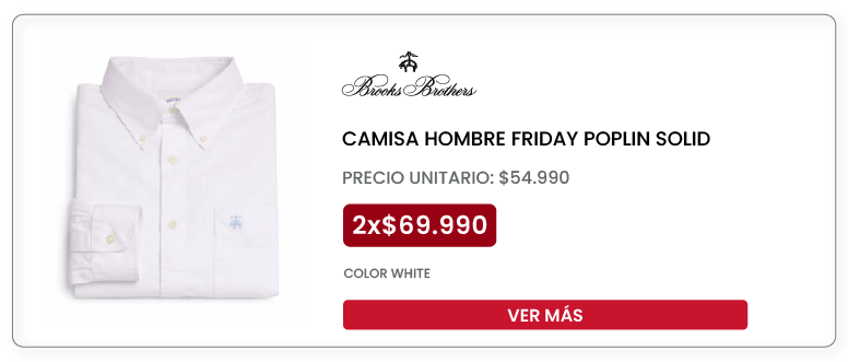 Surprice | Camisa Brooks Brothers 2x69.990