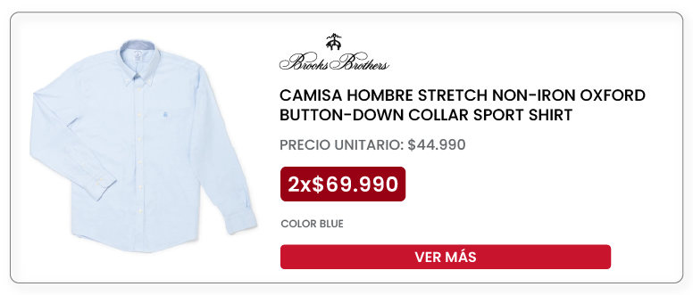 Surprice | Camisa Brooks Brothers 2x69.990