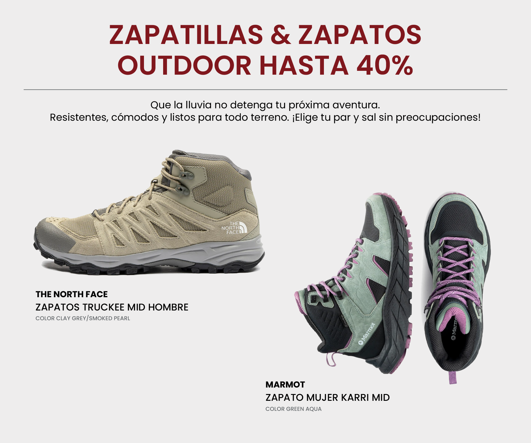 Surprice | Zapatillas & Zapatos Outdoor hasta 40%