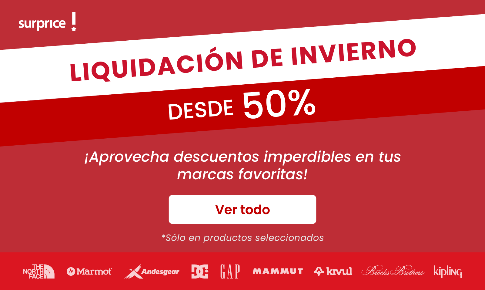 Surprice | Liquidación de Invierno