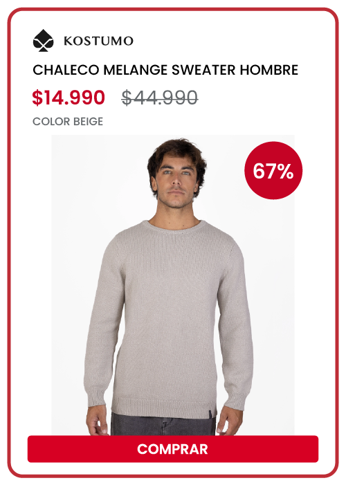 Surprice | Chaleco Hombre Kostumo