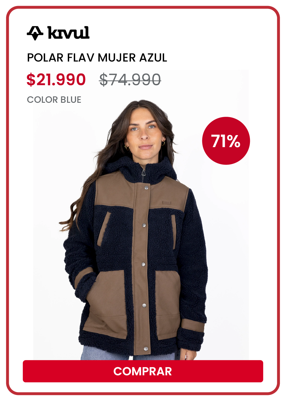 Surprice | Polar Flav Mujer Azul Kivul