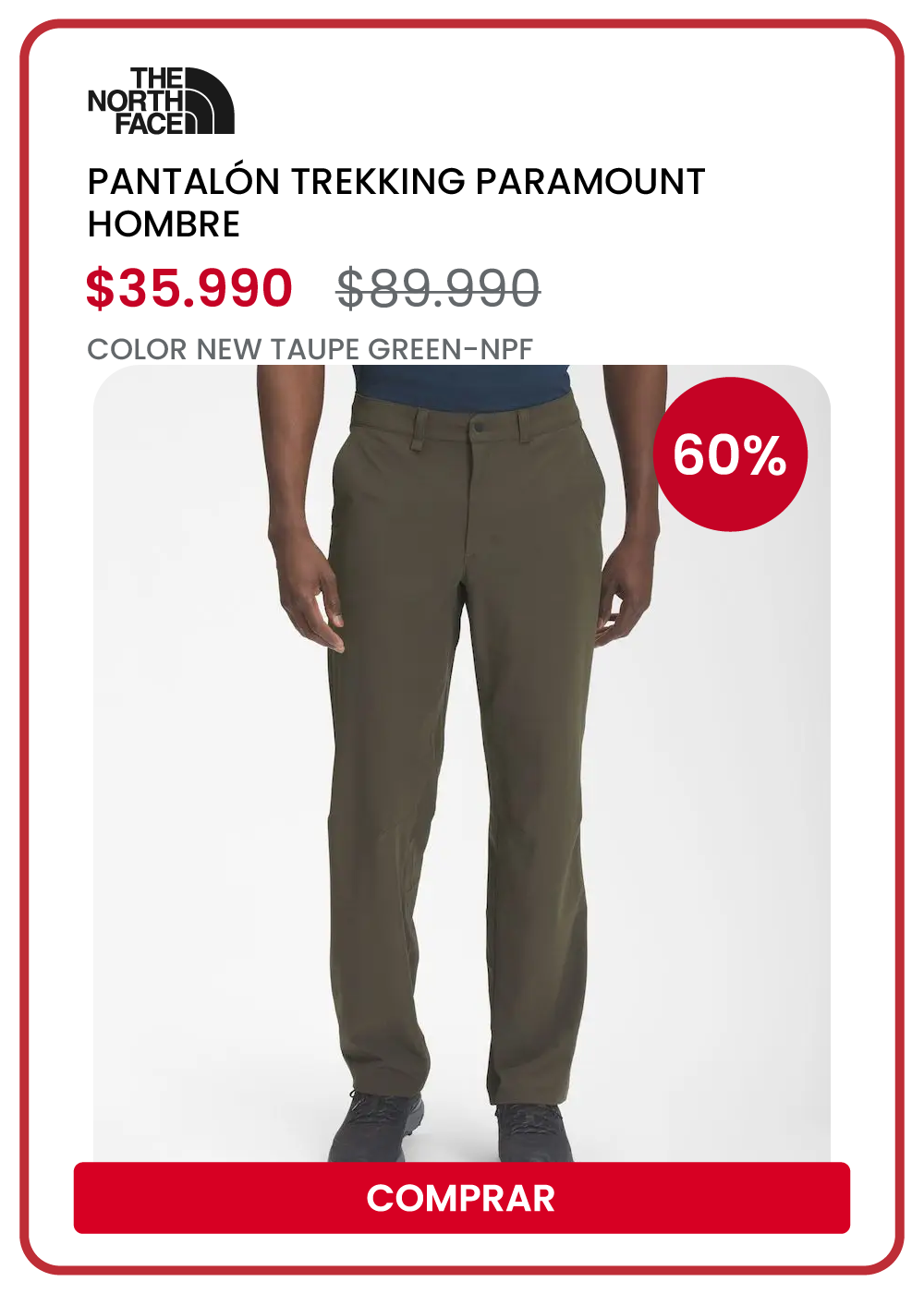 Surprice | Pantalón Trekking Paramount Hombre The North Face
