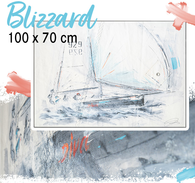 Impression d’art BLIZZARD by Segelmalerin®