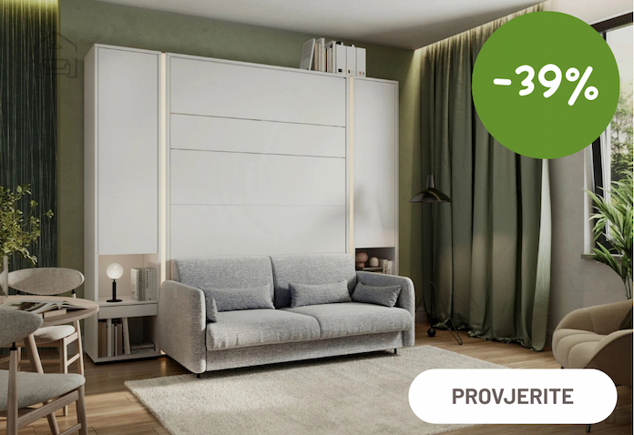 an image of a wooden dresser with a mirror and a plant