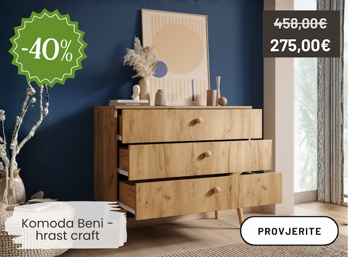 an image of a wooden dresser with a mirror and a plant